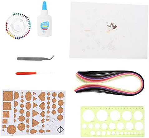 Aurikall Paper Quilling Kit for Beginners — DIY Handcraft Dancing Girl Patterns Set with Tools and Colorful Paper Strips for Kids, Adults, and Hobbyists - Image 4