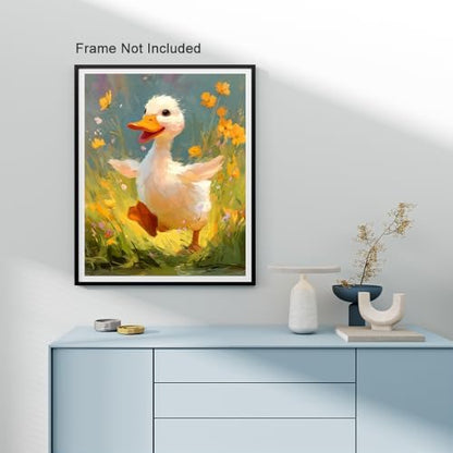 Natuyalo Paint by Numbers Kit for Adults, Duck Paint by Number for Adults, Acrylic Adults' Paint-by-Number Kits, Animals DIY Easy Paint by Number Adult Canvas for Home Art Decor 16x20 inch - Image 3