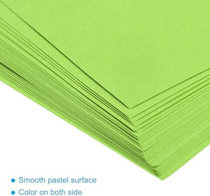 MECCANIXITY 25 Sheets 8x8 Inch(20x20cm) Origami Paper Double Sided Fluorescent Green Square Sheet for Art Craft Project, Beginners, Gifts Decor - Image 4