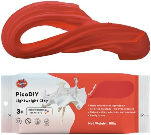 Air Dry Clay Lightweight, Flexible Modeling Clay for Adults Arts and Crafts by Unknown