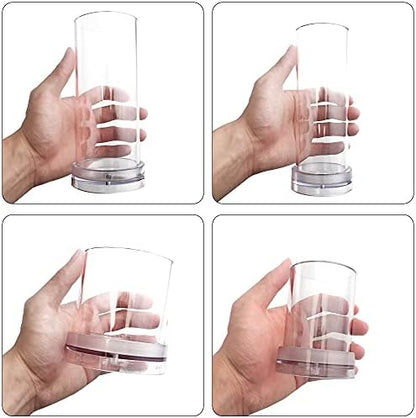 MILIVIXAY Cylinder Candle Mold Set-4PCS Pillar Candle Molds - Plastic Candle Molds for Candle Making-Candle Making Molds-120 Ft. of Wick 2 Wick Clips and 2 Wick Holders Included as a Gift. - Image 4