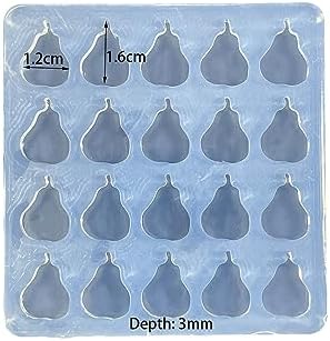 Angel Wings Mini Pear Shape Earring Silicone Molds UV Resin Mold Epoxy Mold for DIY Earrings, Ear Studs, Pendant, Jewelry Making Crafts, Chocolate Cake Mold - Image 2