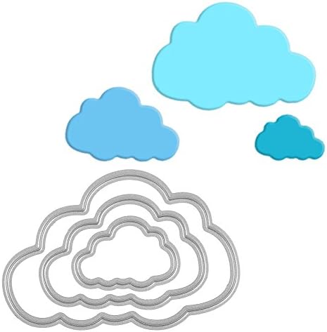 Metal Cutting Dies Stencil DIY Scrapbooking Embossing Tool DIY Paper Cards Album Decoration (Cloud) by ZbFwmx