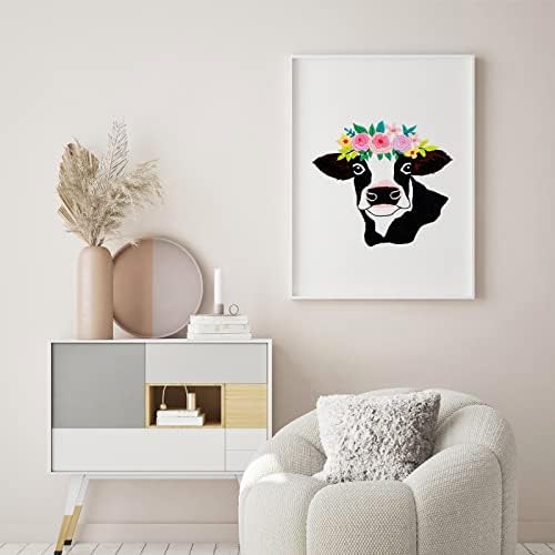 Louise Maelys Cow Beginners Embroidery Kits,Cross Stitch Starter kit for Adults with Embroidery Cloth Hoop Needles Instruction and Threads - Image 6
