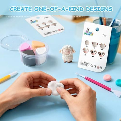 CLYMENE Air Dry Clay Kit for Kids, 12 Animals Modeling Clay with Accessory - Image 5