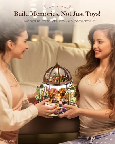 Vaki Vaki 2026 New DIY Miniature House Kit, Book Nook Puzzle with LED Light - Image 6