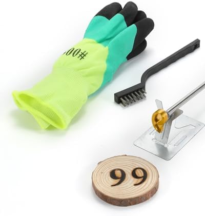 AIMOADO 1" Number 9 Branding Iron for Wood, Hats, Steak, Leather by AIMOADO