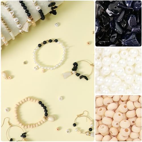 Jewelry Making Supplies Kit, Bracelet Making Kit, Natural Stone Beads - Image 5