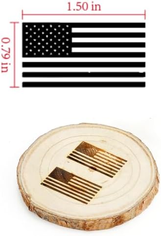 AIMOADO 1.5" American Flag Branding Iron, for Wood Hats BBQ & Steak - Image 2