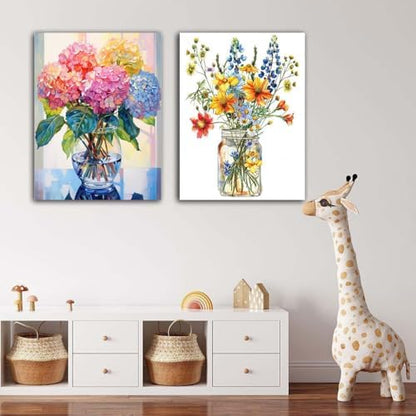 DYAIANGMU 4 Pack Stamped Cross Stitch Kit for Adults 15.7x11.8 inches - Image 3