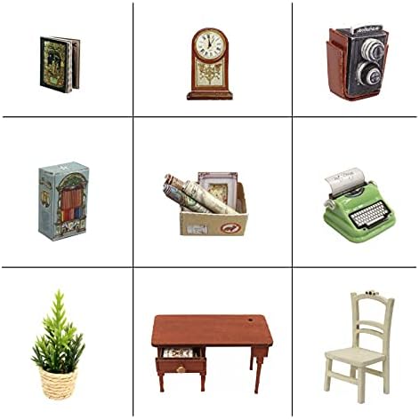 CUTEROOM DIY Doll Room Miniature Furniture Wooden House Kit-Elegant Studio - Image 3