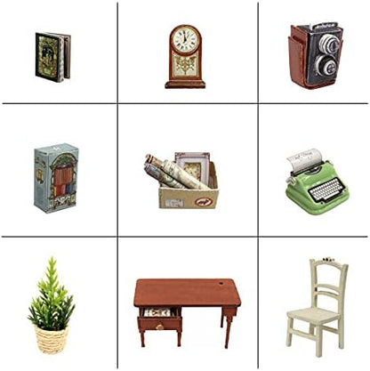 CUTEROOM DIY Doll Room Miniature Furniture Wooden House Kit-Elegant Studio - Image 3