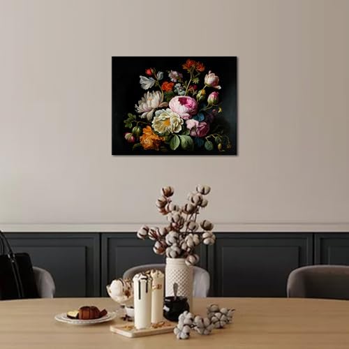 TUMOVO Colorful Flowers Paint by Numbers Craft Kit for Adults - Image 4