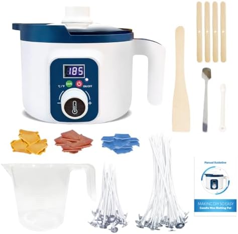 KQU Digital Wax Melting Pot with Temperature Control for Candle Making by KQU