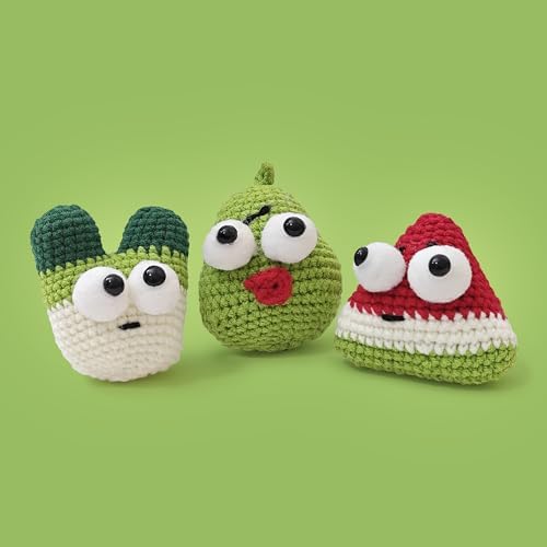 Kovarela Crochet Kit for Beginners, Plant Family Amigurumi with Video Tutorials - Image 2