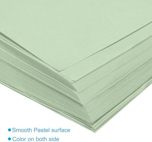 MECCANIXITY 50 Sheets Origami Paper Double Sided 8x8 Inch(20x20cm) Square Sheet for Art Craft Project, Beginners, Gifts Decor, Light Green - Image 4
