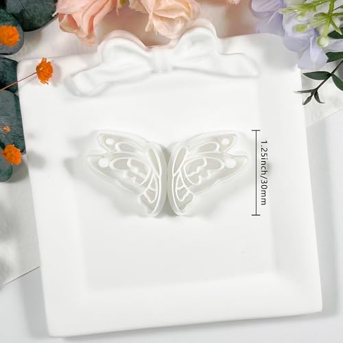 Xaekicr Butterfly Wings Polymer Clay Cutters – Clay Cutters for Earrings Making, Polymer Clay Molds for Jewelry DIY, Clay Tools for Handmade Crafts - Image 2