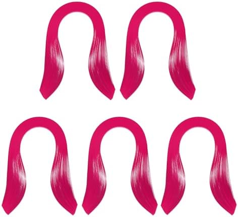PATIKIL Quilling Strips Paper 600pcs 5mm 39cm Origami Paper Quilling Kits for Art DIY Craft Christmas, Rose Red by PATIKIL