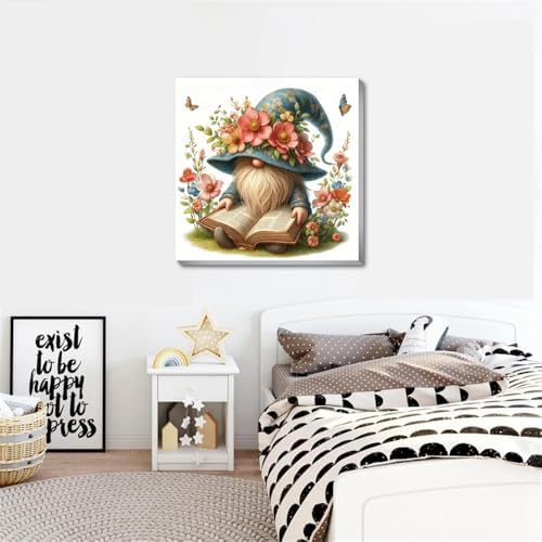 VIGEGU Gnome Book Paint by Numbers Kit for Adults Beginner with Framed - Image 3