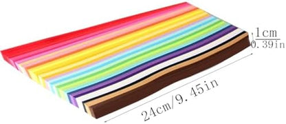 Star Origami Paper, DIY origami paper star strips(27-Color 1030 sheets) - Image 2