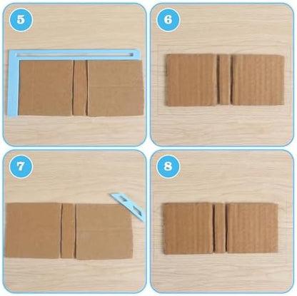 6 Pcs Bookbinding Easy Scrapbooking Tool for Starter, Book Binding Tool kit - Image 5