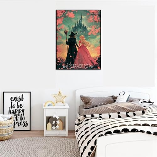 Witch Princess Paint by Numbers Kit for Adults Beginner with Framed - Image 2