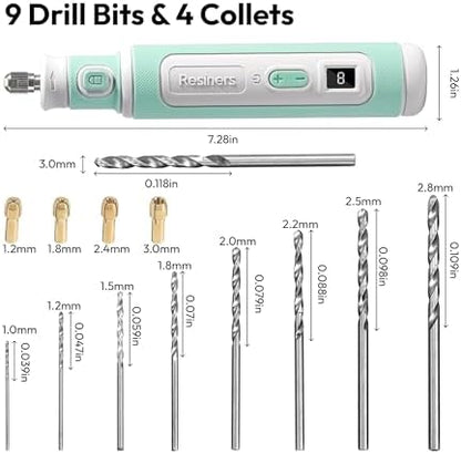 Resiners Cordless Rotary Tool Kit for Resin Molding, Plastic, Wooden Crafts - Image 4