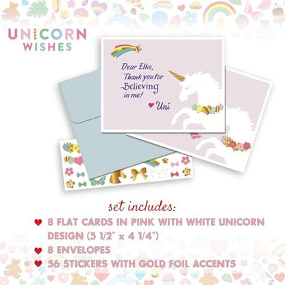Mrs. Grossman's Design Your Own Sticker Notecards, Unicorn Wishes - Image 4