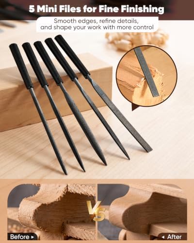 SakerNeo 35PCS Wood Carving Kit Whittling tools Set - Image 4
