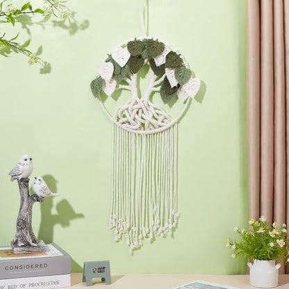 ORIGACH DIY Macrame Tree of Life Wall Hanging Kit, Beige by ORIGACH