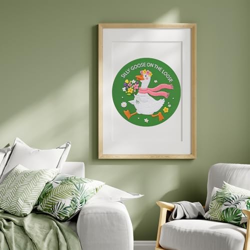 Louise Maelys Silly Goose Embroidery Kit for Beginners, Floral DIY Craft - Image 6