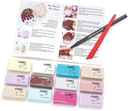 STAEDTLER FIMO Soft Polymer Clay Set: Foodie Fun, 12 Half Blocks, Sculpting Tool and Marker - Oven Bake Modeling Clay, Arts and Crafts for Beginners - Image 4