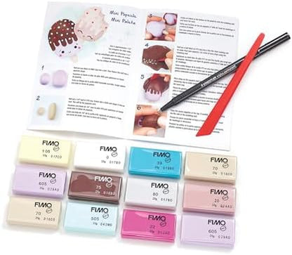 STAEDTLER FIMO Soft Polymer Clay Set: Foodie Fun, 12 Half Blocks, Sculpting Tool and Marker - Oven Bake Modeling Clay, Arts and Crafts for Beginners - Image 4