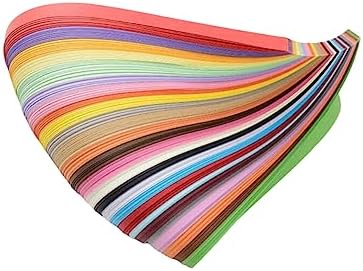 ODETOJOY White Quilling Paper Strips 7mm Crafts 1/4" Off White Cream Paper Quilling Set for Beginners Card Making Scrapbooking-180pcs, 54cm (36 Colors) - Image 4