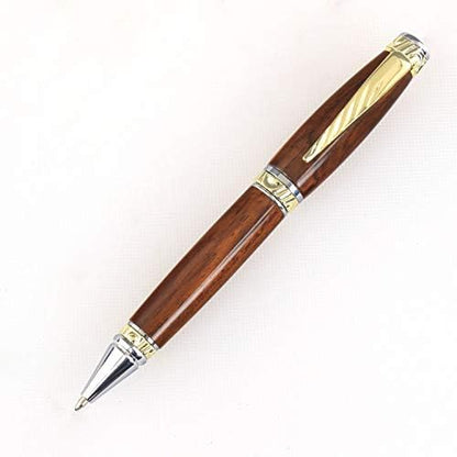 Legacy Woodturning, Fat Cat Pen Kit Starter Pack with Bushings, Hurricane M42 Cobalt Drill Bit, Pen Kits, Wood Pen Blank Sampler Pack - Image 3