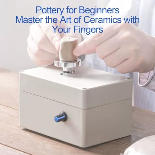 Electric Mini Pottery Wheel Machine, Small Pottery Wheel Machine With Spatula And Clay, 2000 Rpm Adjustable Speed, Safe Mute, Usb Interface, For Diy Shop, Home Use, Pottery Bar, Pottery Lovers - Image 4