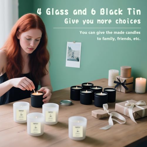 FAIRYELF Soy Candle Making Kit for Adults & Hot Plate, DIY Starter Supplies - Image 5