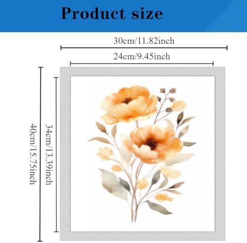 CISDKK Counted Cross Stitch Chart,Embroidery Kits for Adults Advanced,Neutral Abstractfor a Modern Minimalist Home Soothing and Sophisticated Contemporary Abstract Art,11CT,9.45 * 13.39 inch - Image 2