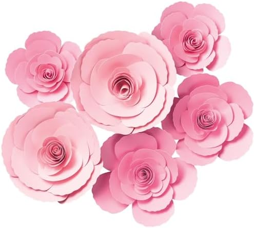 Hampton Art Little Crate Paper Flower Kit, Pink, 185pc - Image 4