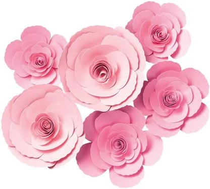 Hampton Art Little Crate Paper Flower Kit, Pink, 185pc - Image 4