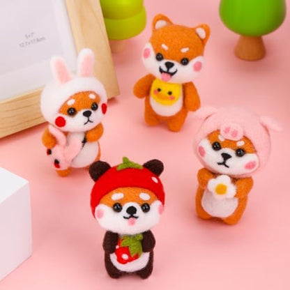 UOOU Needle Felting Kit, Wool Felting Kit with 6 Pcs Felting Needles - Image 5