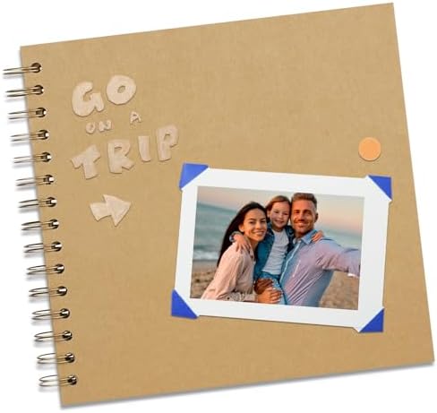 DIY Scrapbook Photo Album,40 Pages,10x10 Inch,Kraft - Image 3
