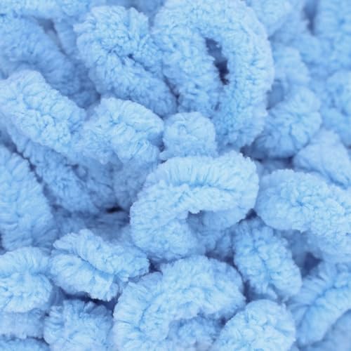 JubileeYarn Fun Finger Loops Yarn - Maritime Blue - 4 Skeins - Image 2