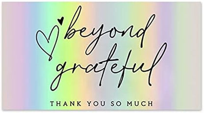 Greeting Cards Great Cards Gift Presents for Client Small Kits Cards for Small Business 50Pieces Fine Papercraft Greeting to Customers Thanks Cards Gift Cards (Color : F) by Unknown