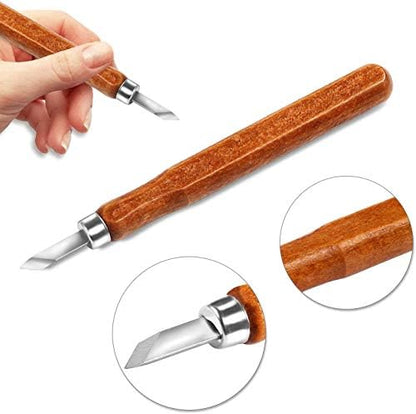 AUGSUN Wood Carving Knife Set, 20 PCS Wood Carving Kit - Image 5