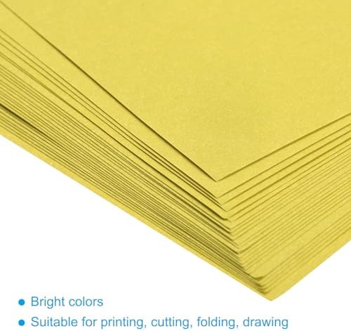 MECCANIXITY 25 Sheets Origami Paper Double Sided Yellow 6x6 Inch Square Sheet for Art Craft Project, Beginners, Gifts Decor - Image 4