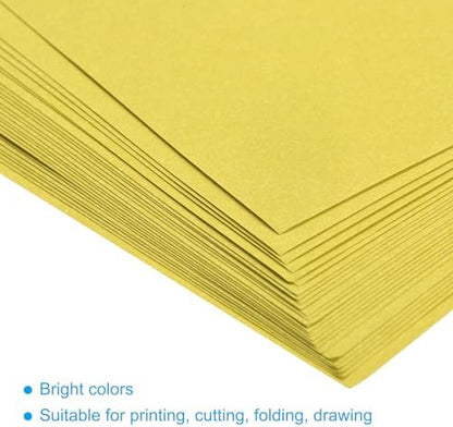 MECCANIXITY 25 Sheets Origami Paper Double Sided Yellow 6x6 Inch Square Sheet for Art Craft Project, Beginners, Gifts Decor - Image 4