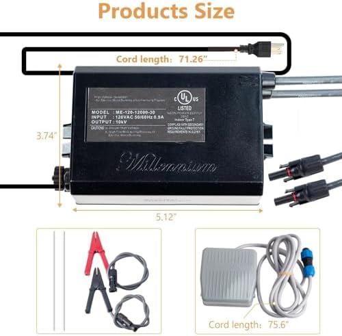 Lichtenberg Wood Burning Machine Kit with Foot Switch, Lichtenberg Machine, Wood Burner Kit, 10kV 30mA High Voltage Transformer for Fractal Wood Burning Kit - Image 6