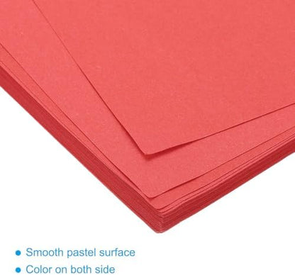 MECCANIXITY 50 Sheet Origami Paper Double Sided Cream Red 11.7 x 8.3 Inch Square Sheet for Art Craft Project, Beginners, Gifts Decor - Image 4
