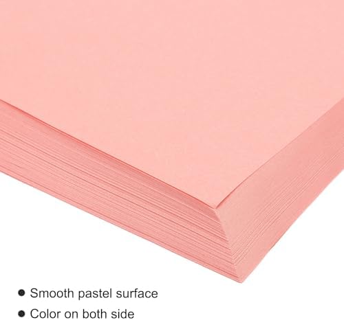 MECCANIXITY 100 Sheet Origami Paper Double Sided Fluorescent Pink 11.7 x 8.3 Inch Square Sheet for Art Craft Project, Beginners, Gifts Decor - Image 4